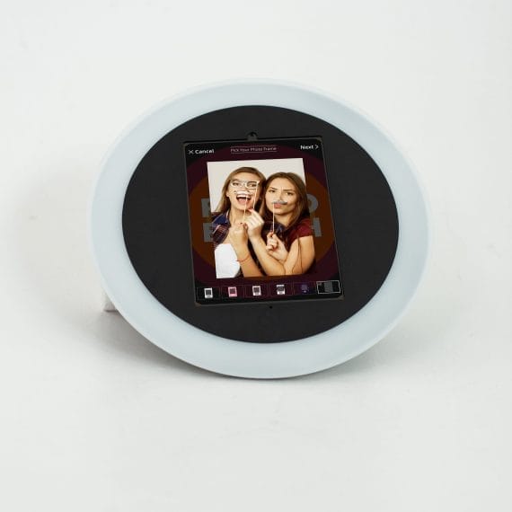 Ring Roamer mobile photo booth in use at an event